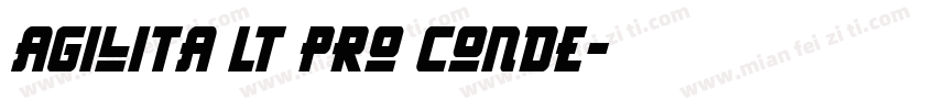 Agilita LT Pro Conde字体转换